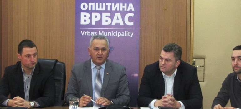 Milan Novaković, načelnik Južnobačkog upravnog okruga, u poseti Vrbasu