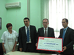 Petrol - donacija za opstu bolnicu Vrbas